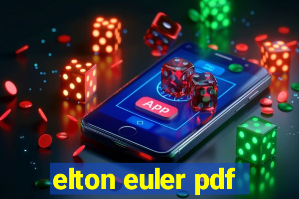 elton euler pdf